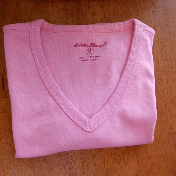 Eddie Bauer Pink Top Short Sleeve Size M - Picture 2 of 7